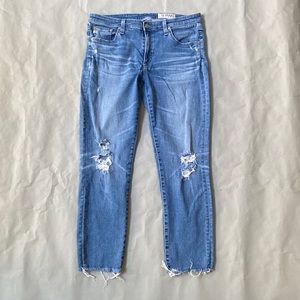 AG Adriano Goldschnied Destroyed Boyfriend jeans. Size 30.